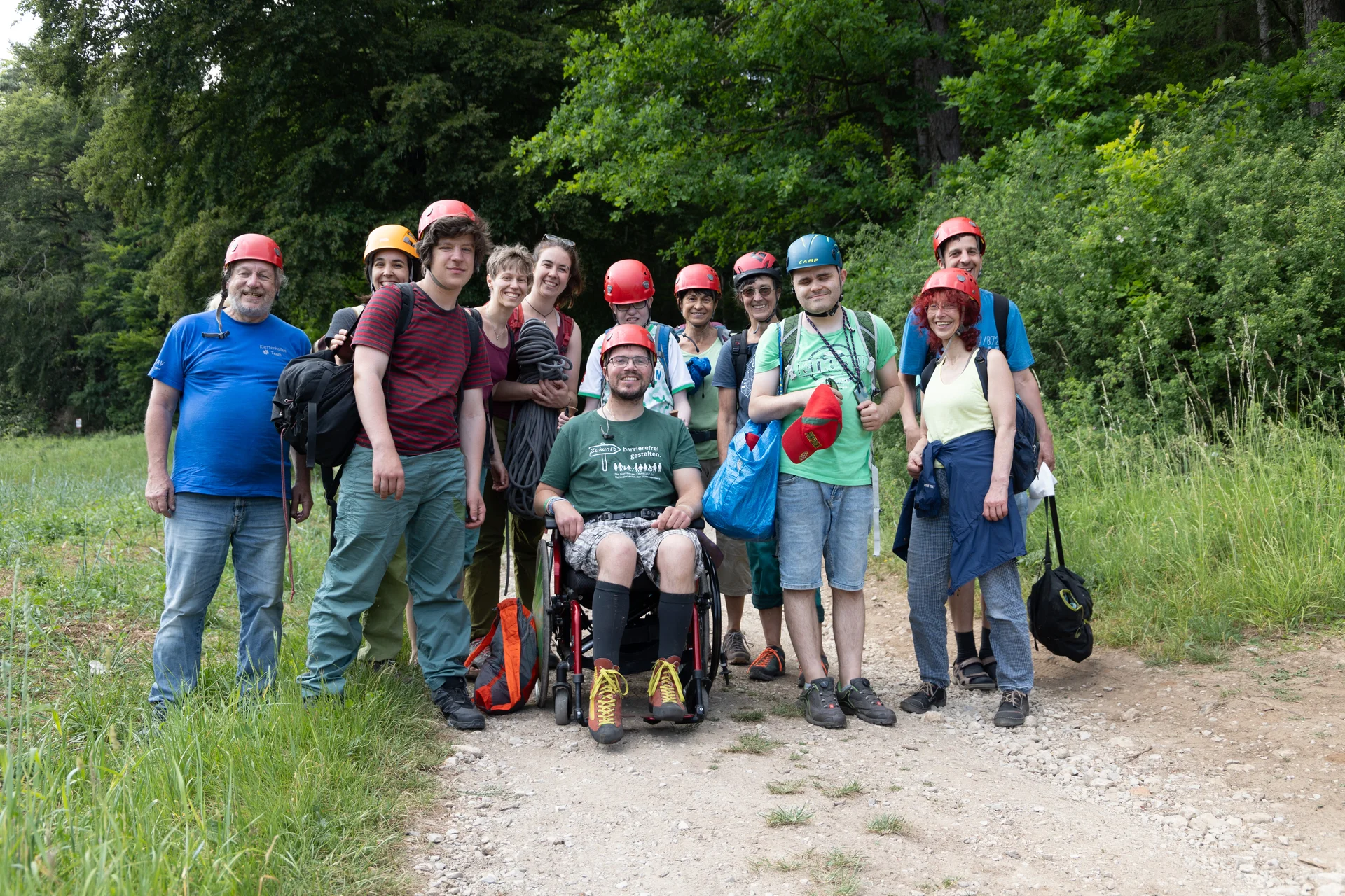Klettern für Menschen mit Handicap- Gruppe- Ausflug | © DAV Sektion Altdorf