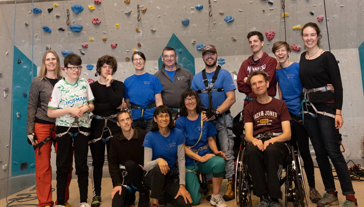 Klettern für Menschen mit Handicap- Gruppe- Kunstgriff Kletterhalle | © Klettern für Menschen mit Handicap- Gruppe