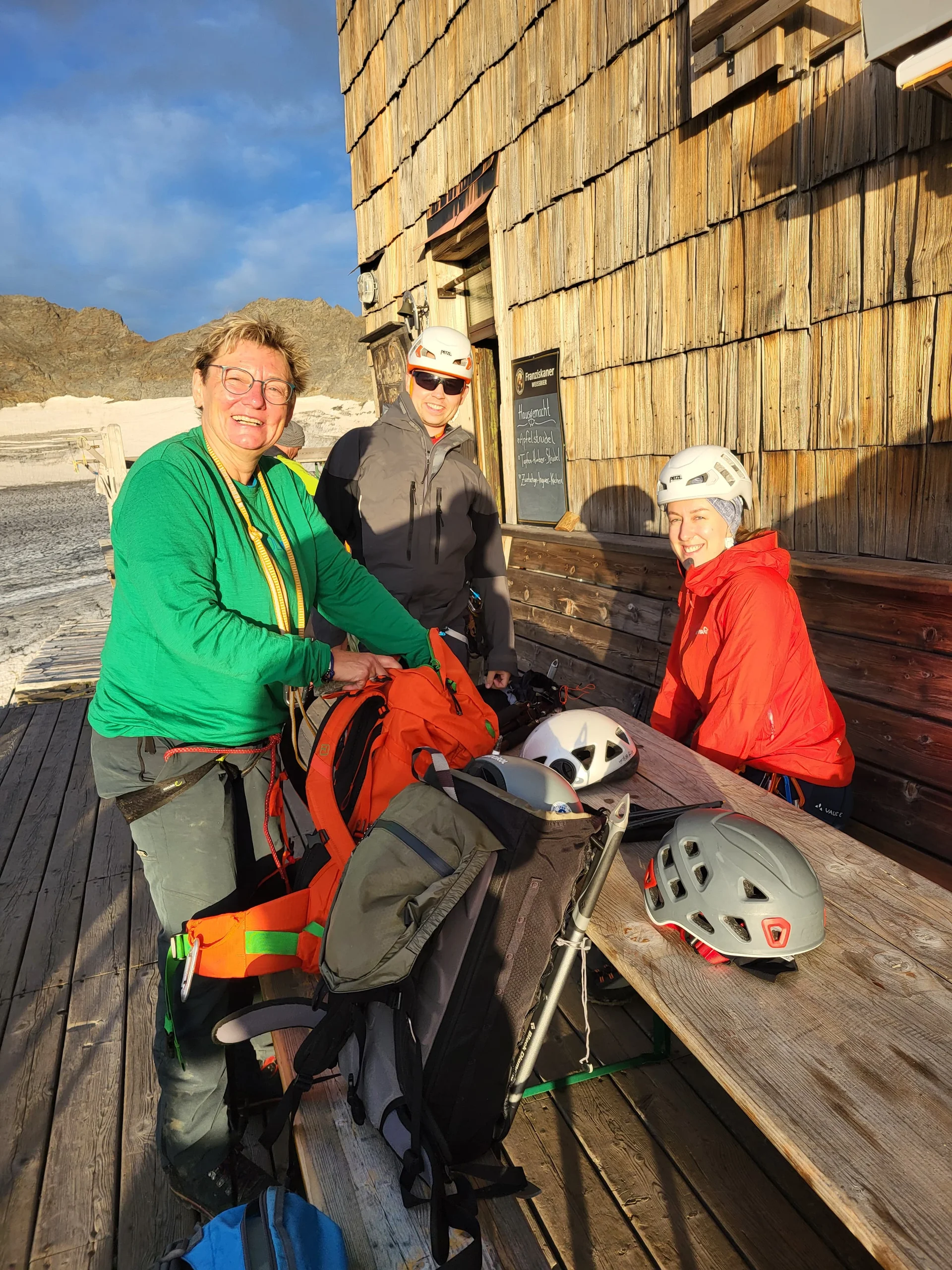 Ankunft Müllerhütte | © DAV Sektion Altdorf- Bastian Linkens