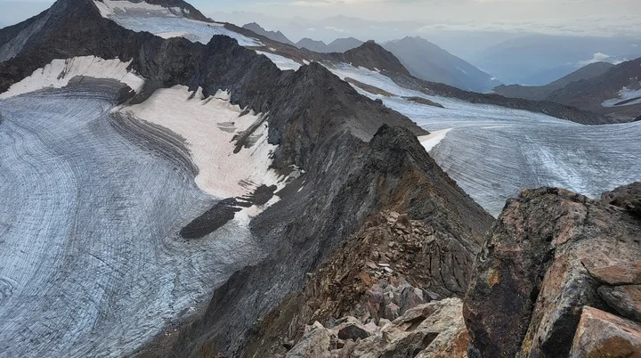 Wilde Gletscher vom Wilden Pfaff Ostgrat | © DAV Sektion Altdorf- Bastian Linkens