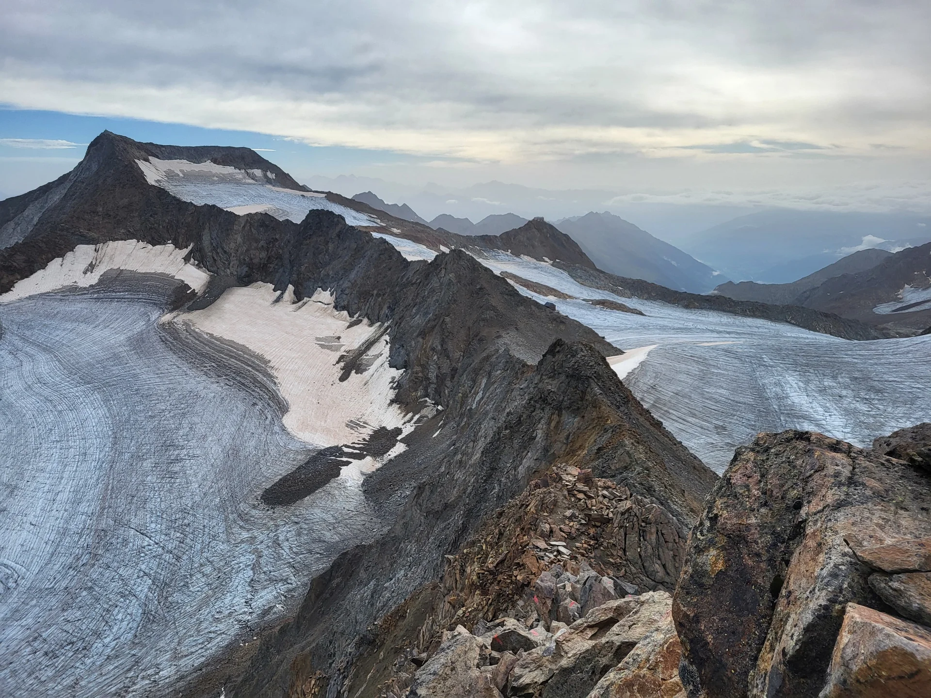 Wilde Gletscher vom Wilden Pfaff Ostgrat | © DAV Sektion Altdorf- Bastian Linkens
