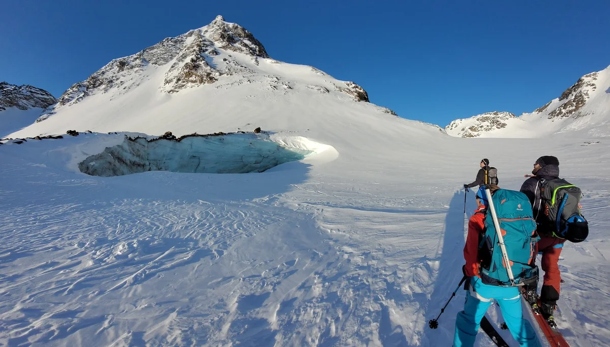 Gletscherbruch auf der Plan Rai | © DAV Sektion Altdorf - Matthis Krondorf