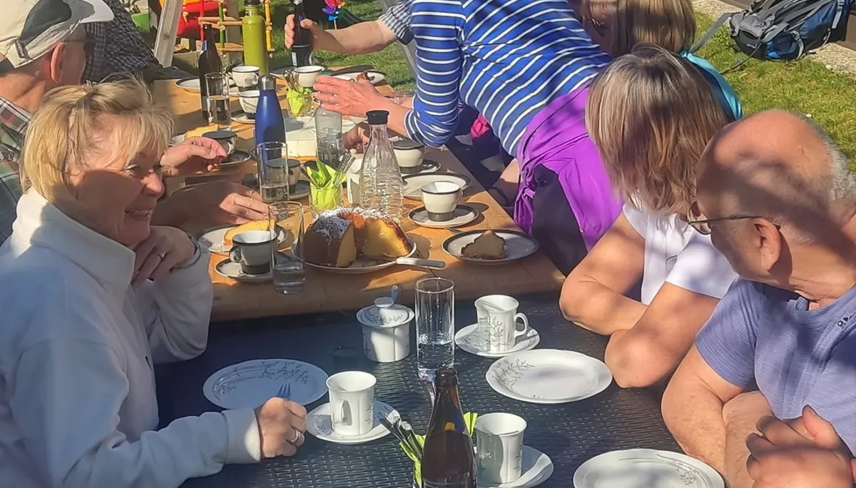 Kaffee im Garten | © DAV Sektion Altdorf - Hubert Seel