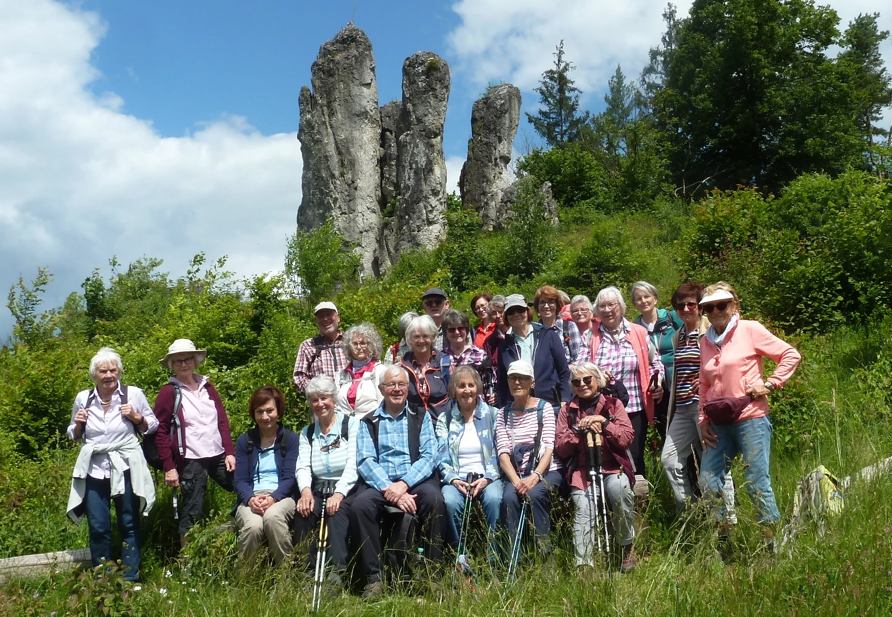 Senioren bei den Fränkischen Drei Zinnen | © DAV Sektion Altdorf - Helmuth Gatti