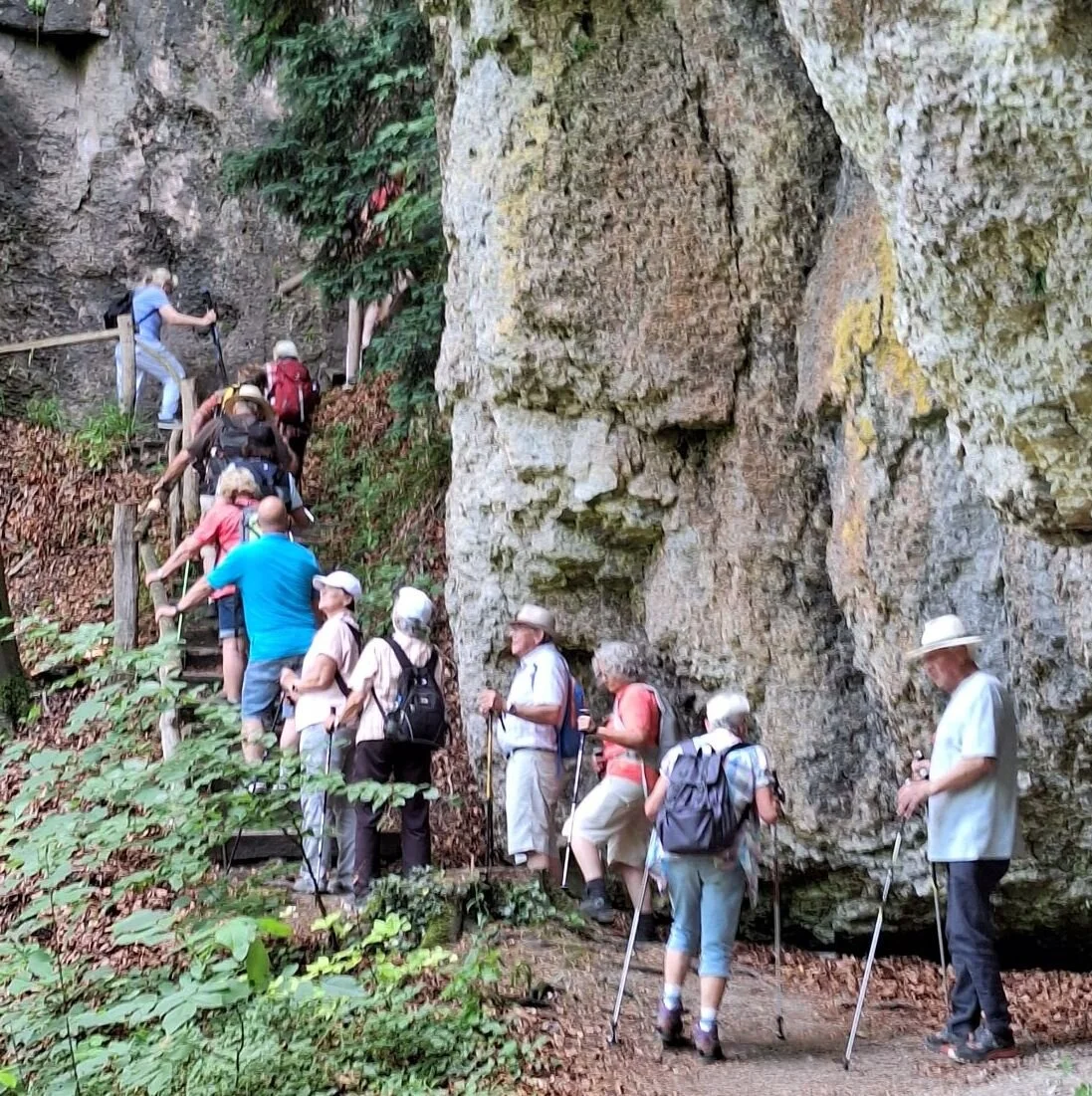 Senioren Wanderung in der Fränkischen Schweiz | © DAV Sektion Altdorf- Ingrid Lechner