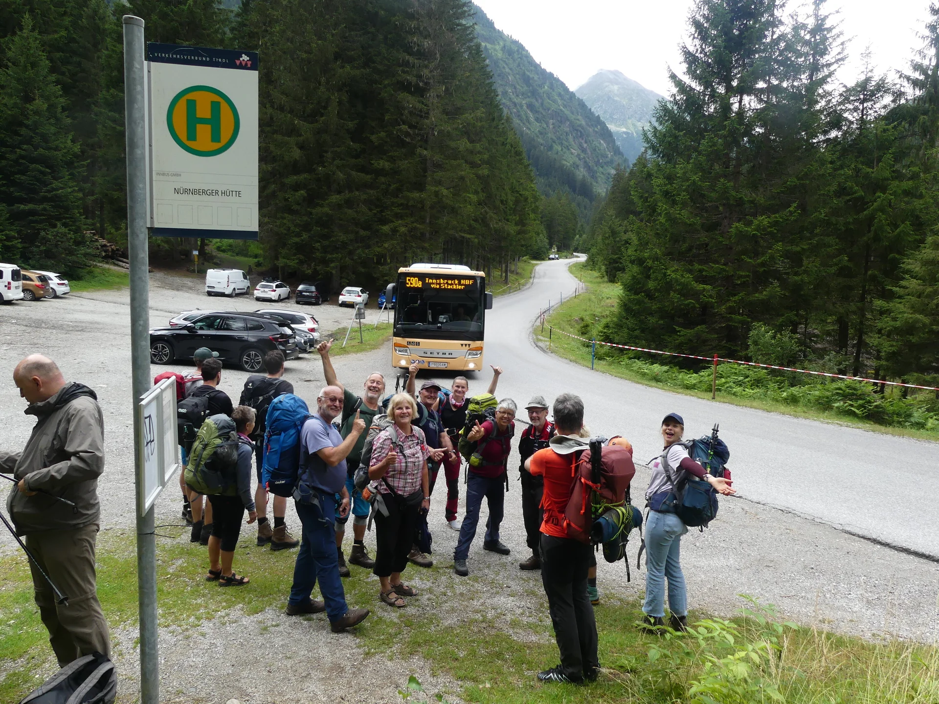 Vom Stubaital mit dem Bus nach Innsbruck | © DAV Sektion Altdorf -Wolfgang