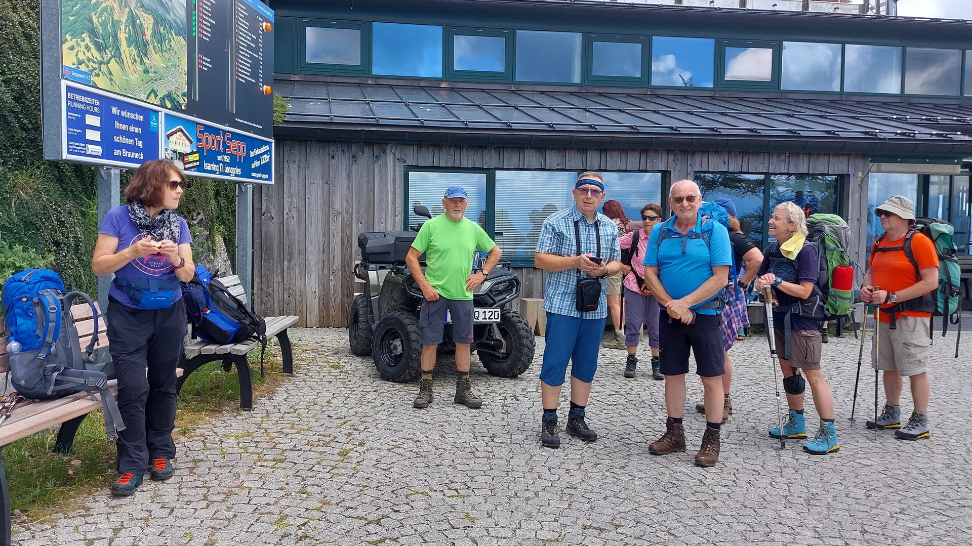 Bergsommeranfang - Brauneck Seilbahn | © DAV Sektion Altdorf - Volker