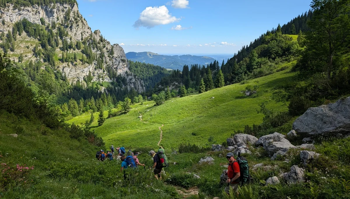 Bergsommeranfang - Abstieg ins Längental | © DAV Sektion Altdorf - Hubert