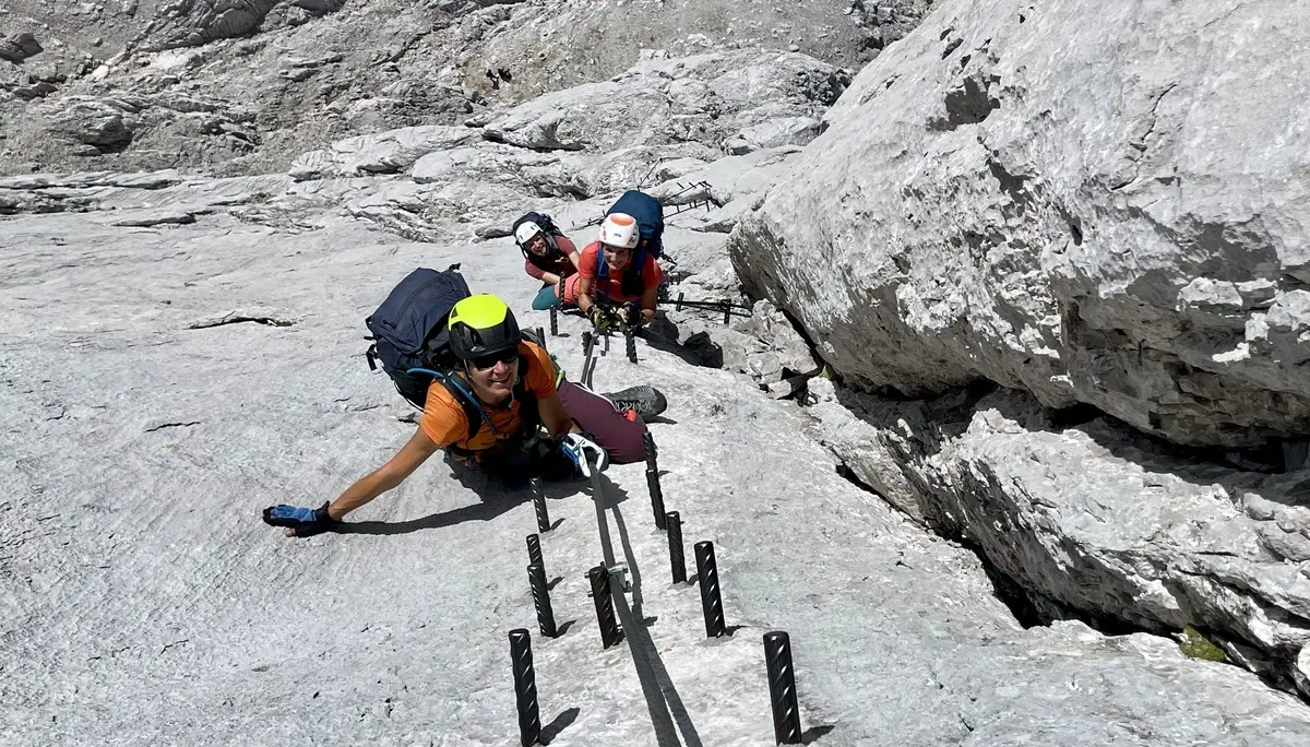 Dachsteine Klettersteige | © DAV Sektion Altdorf - Michaela Vollhardt