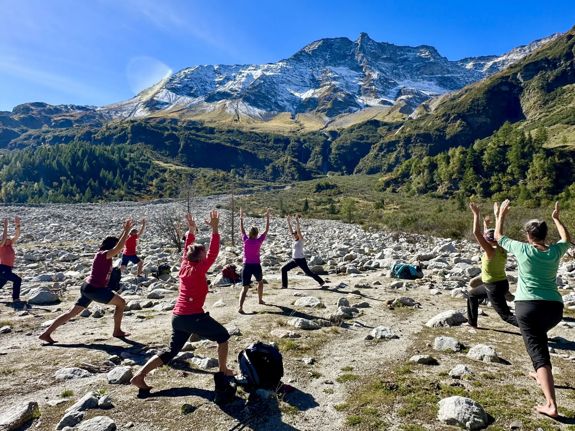 Yogawochende Kolm Saigurn | © DAV Sektion Altdorf - Michaela Vollhardt