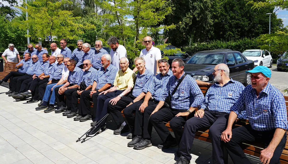Konrad mit Chor | © DAV Sektion Altdorf