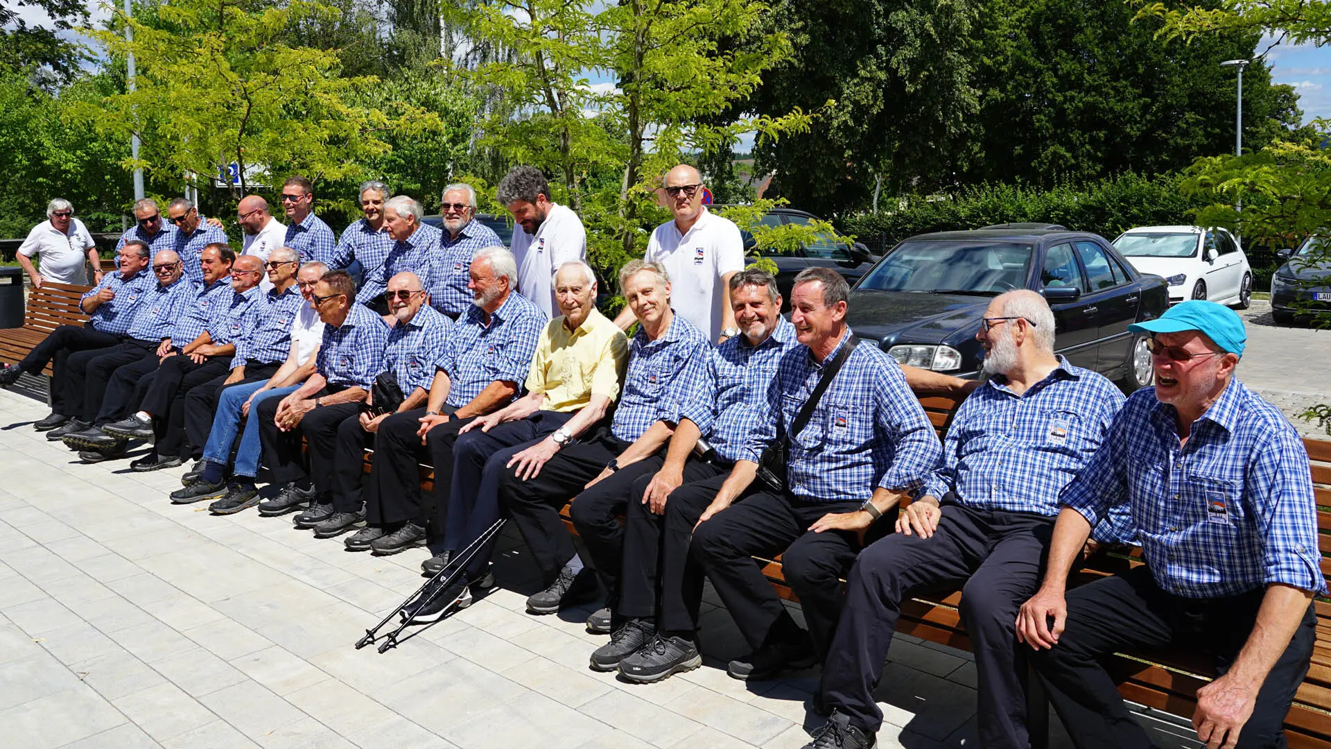 Konrad mit Chor | © DAV Sektion Altdorf