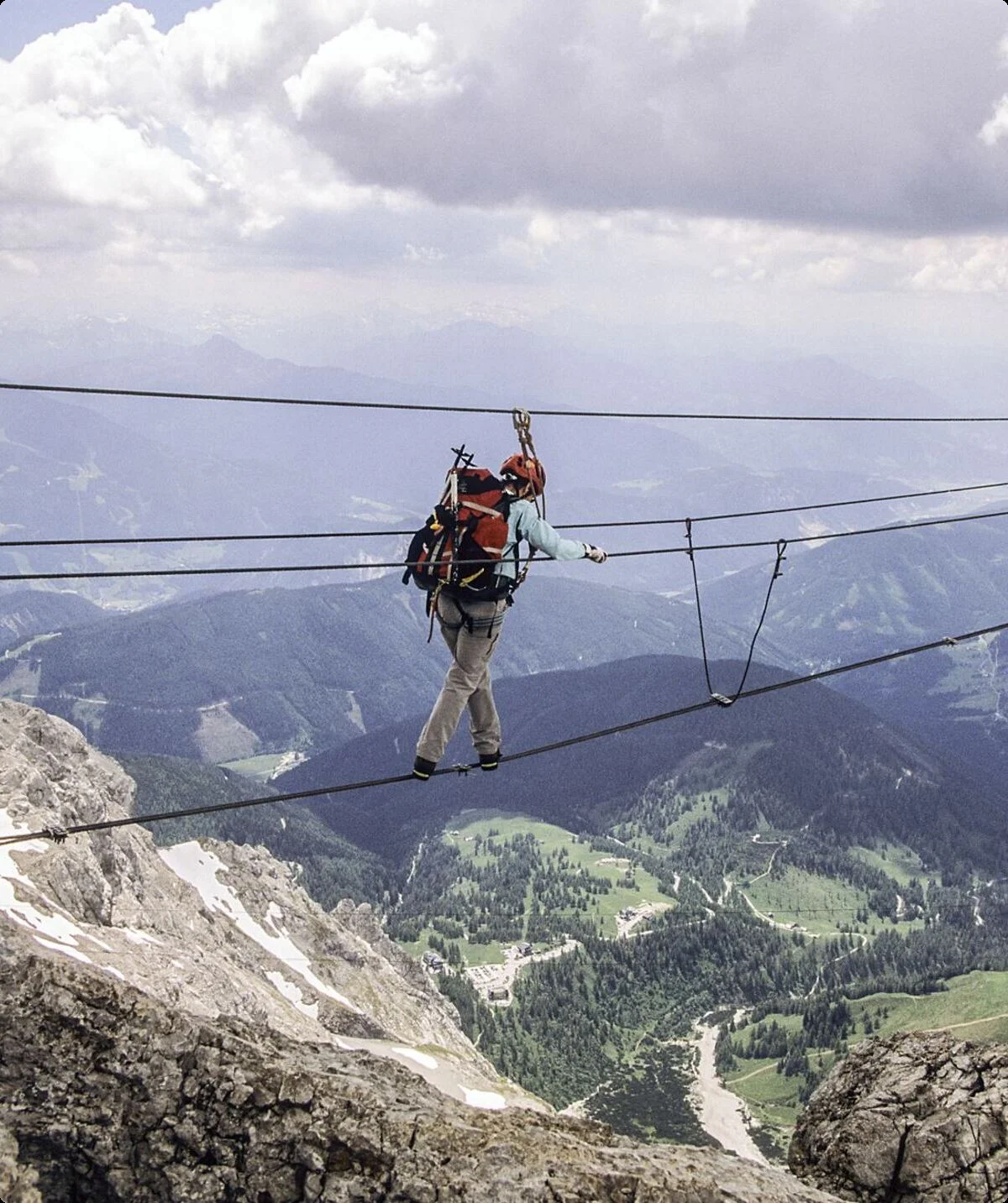 Klettersteigabenteuer in den Alpen - Dachst | © DAV Sektion Altdorf- Peter Stingl