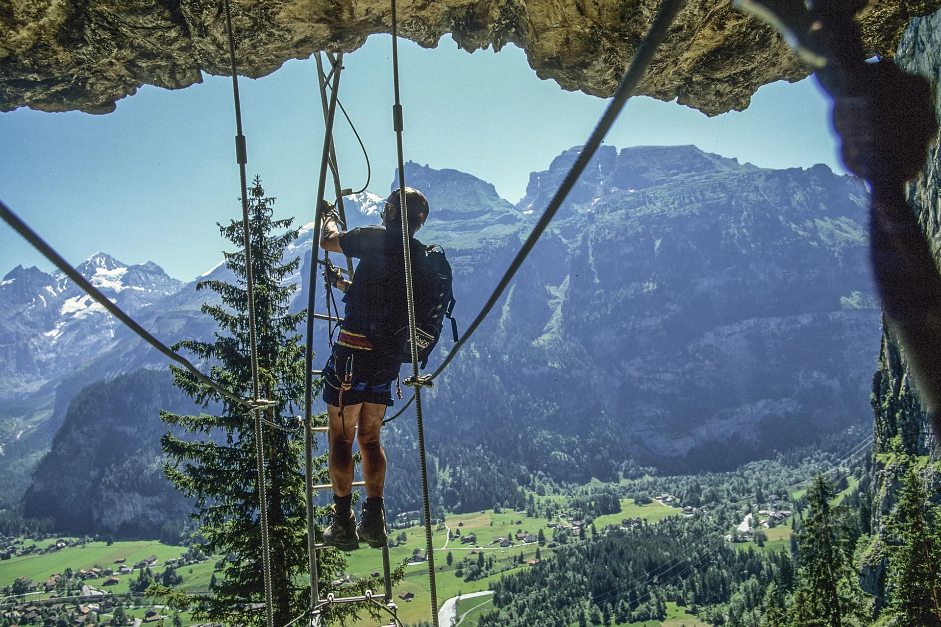 Klettersteigabenteuer in den Alpen - Kander | © DAV Sektion Altdorf- Peter Stingl