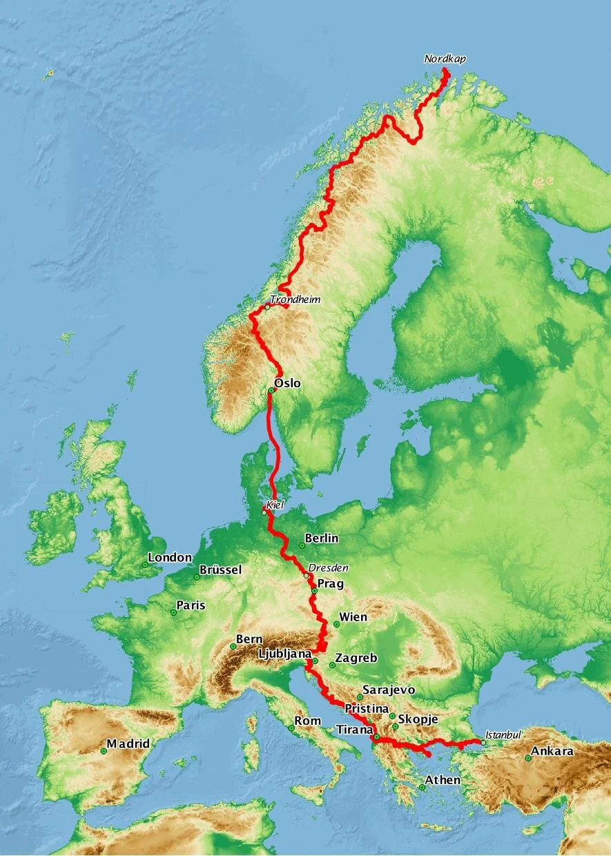 Sektionsabend November - Zu Fuß durch Europa | © DAV Sektion Altdorf - Clemens Bleyl