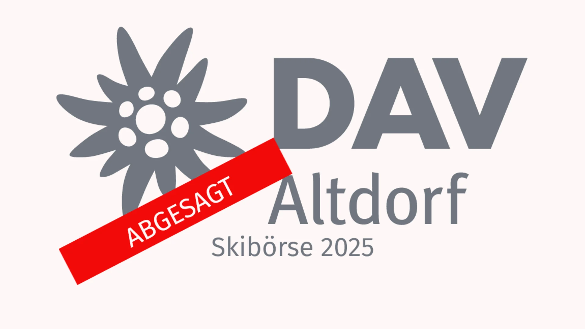 Skiebörse 2025 - Abgesagt | © DAV Sektion Altdorf Skiebörse 2025 - Abgesagt | © DAV Sektion Altdorf