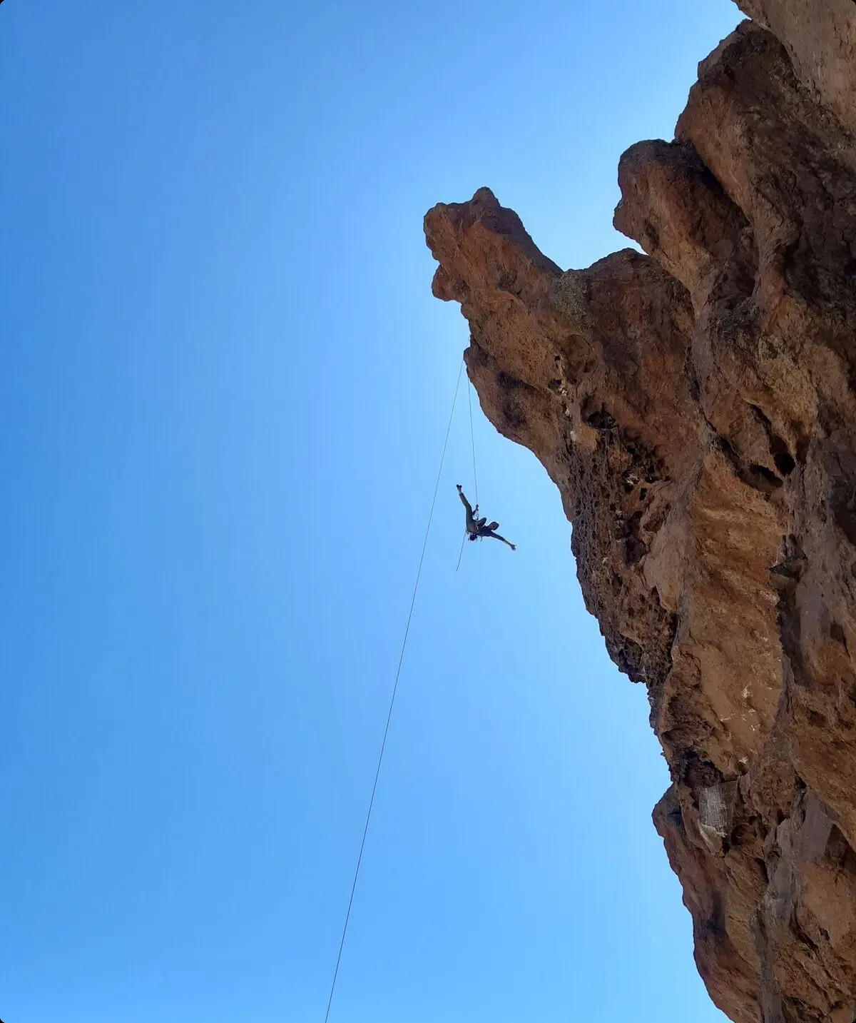 Sektiosabend Bergsteigen in den Anden - Abseilen | © DAV Sektion Altdorf - Lisa Plank