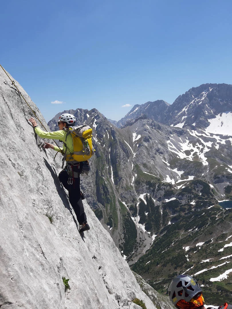 Klettern an der Ehrwalder Sonnenspitze | © DAV Sektion Altdorf - Bergsteigergruppe - Herbert Herrmann