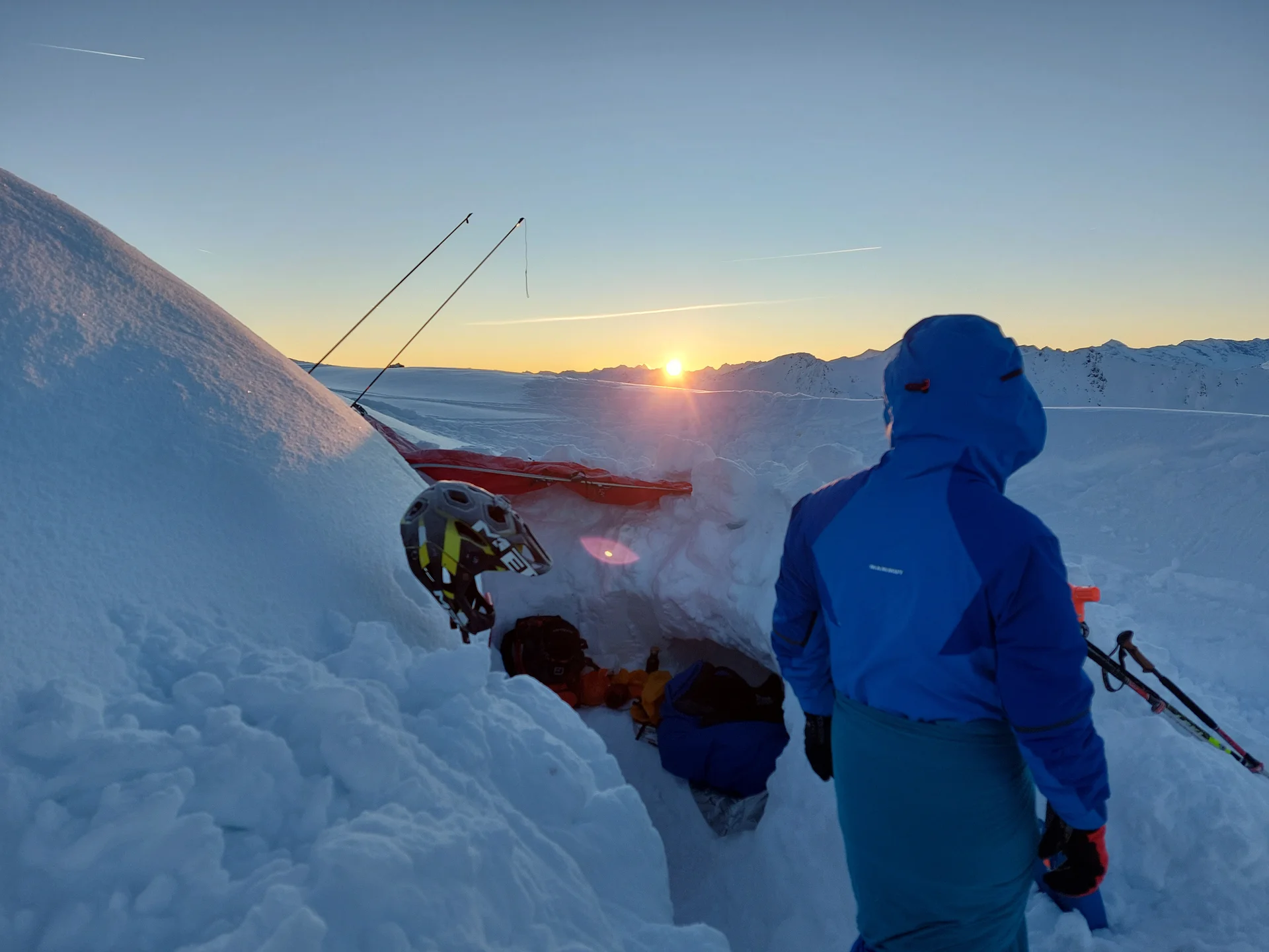 Gipfelbiwak Pallspitze (2389m) | © DAV Sektion Altdorf - Bergsteigergruppe - Jan Kürschner
