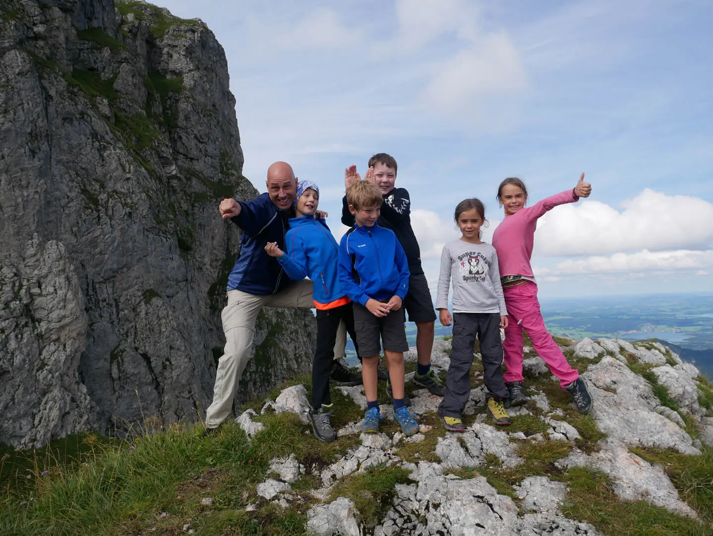 Familiengruppe: Von Hütte zu Hütte in den Tannheimer Bergen | © DAV Sektion Altdorf - Familiengruppe - Kristin Stamm