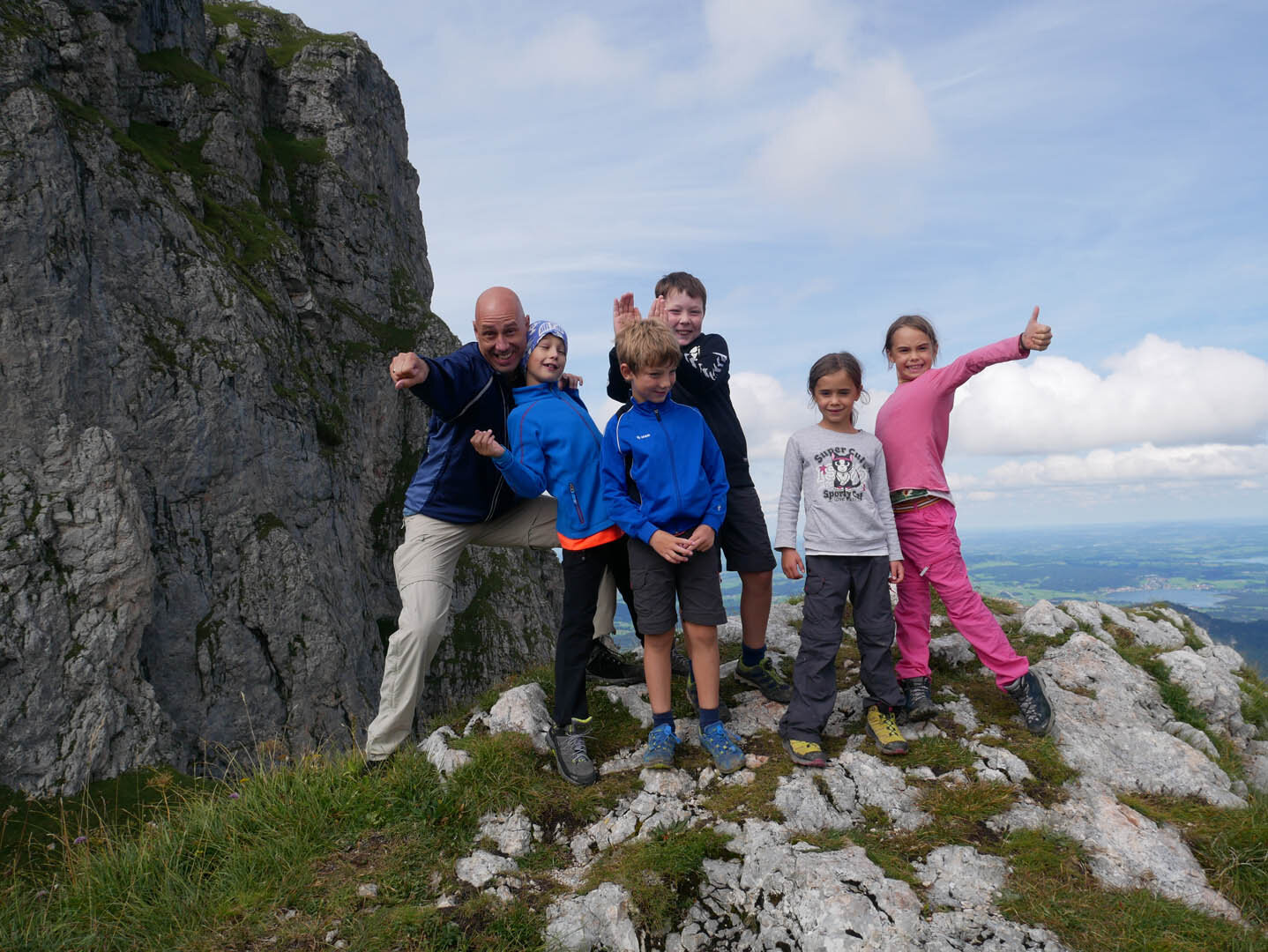 Familiengruppe: Von Hütte zu Hütte in den Tannheimer Bergen | © DAV Sektion Altdorf - Familiengruppe - Kristin Stamm