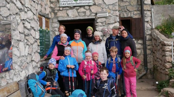 Familiengruppe: Von Hütte zu Hütte in den Tannheimer Bergen | © DAV Sektion Altdorf - Familiengruppe - Kristin Stamm