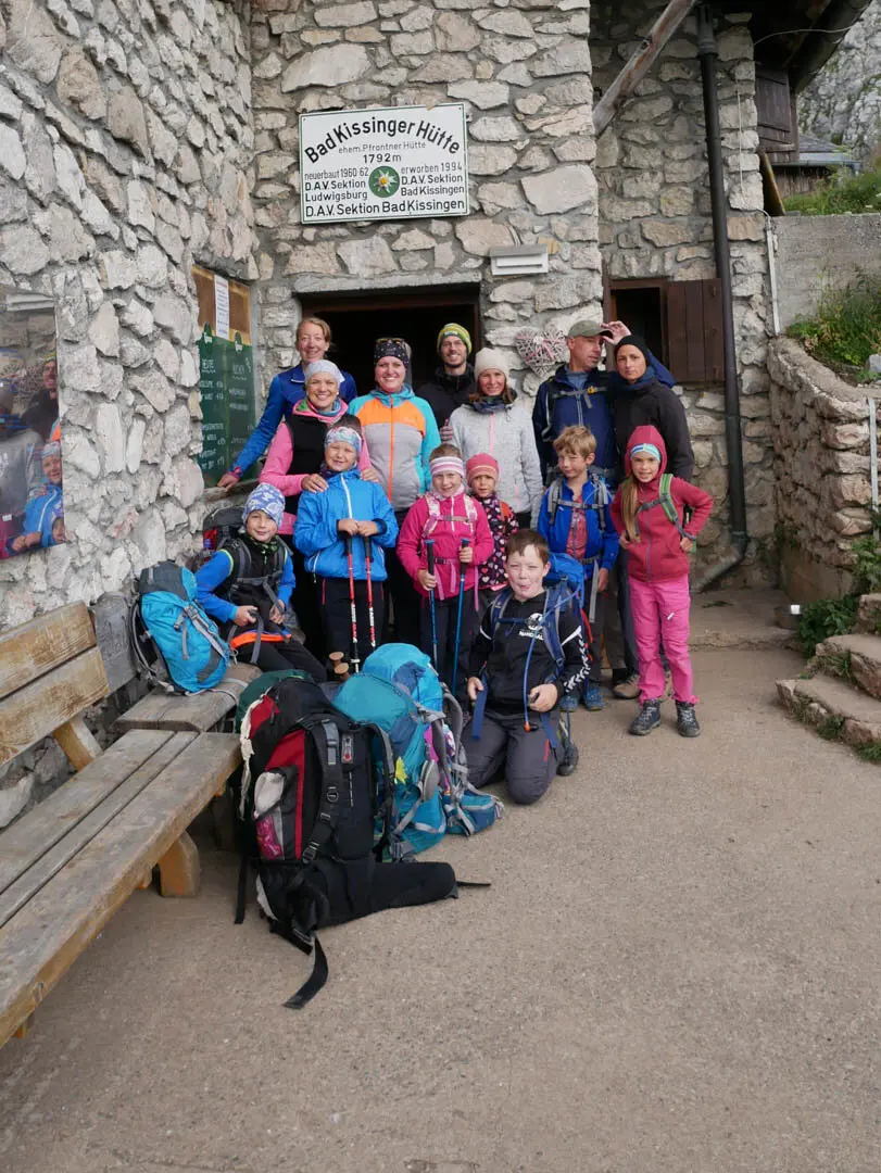 Familiengruppe: Von Hütte zu Hütte in den Tannheimer Bergen | © DAV Sektion Altdorf - Familiengruppe - Kristin Stamm