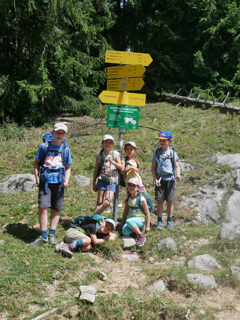 Familiengruppen-Bergwochenende auf der Schönfeldhütte im Spitzingseegebiet - 2019-Fam-Spitzingsee-09.jpg | © DAV Sektion Altdorf - Familiengruppe - Susanne Kürschner