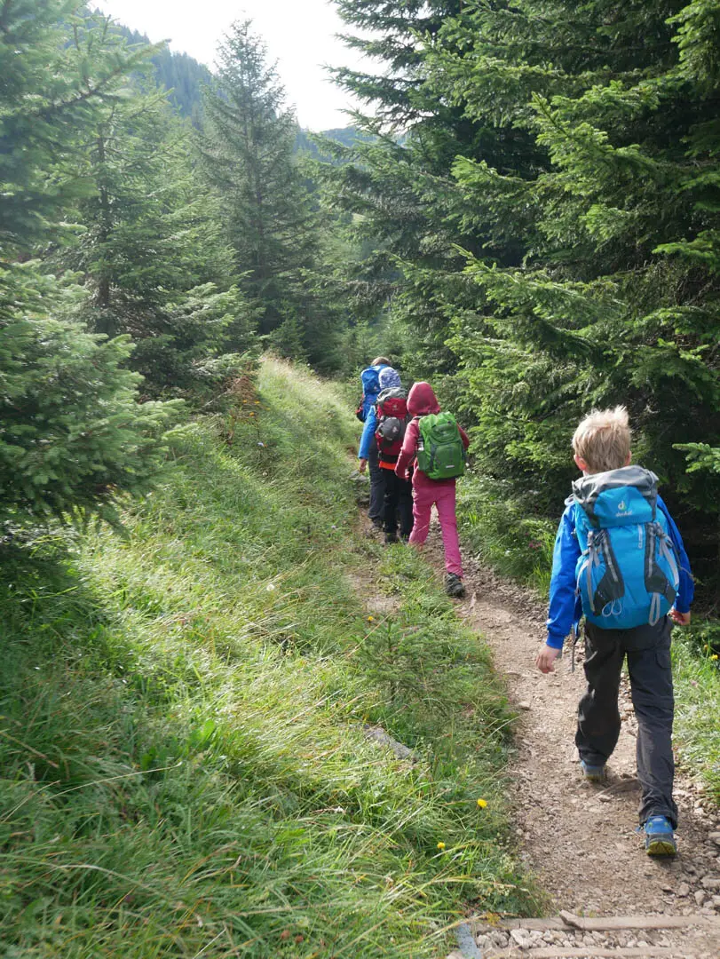 Familiengruppe: Von Hütte zu Hütte in den Tannheimer Bergen | © DAV Sektion Altdorf - Familiengruppe - Kristin Stamm