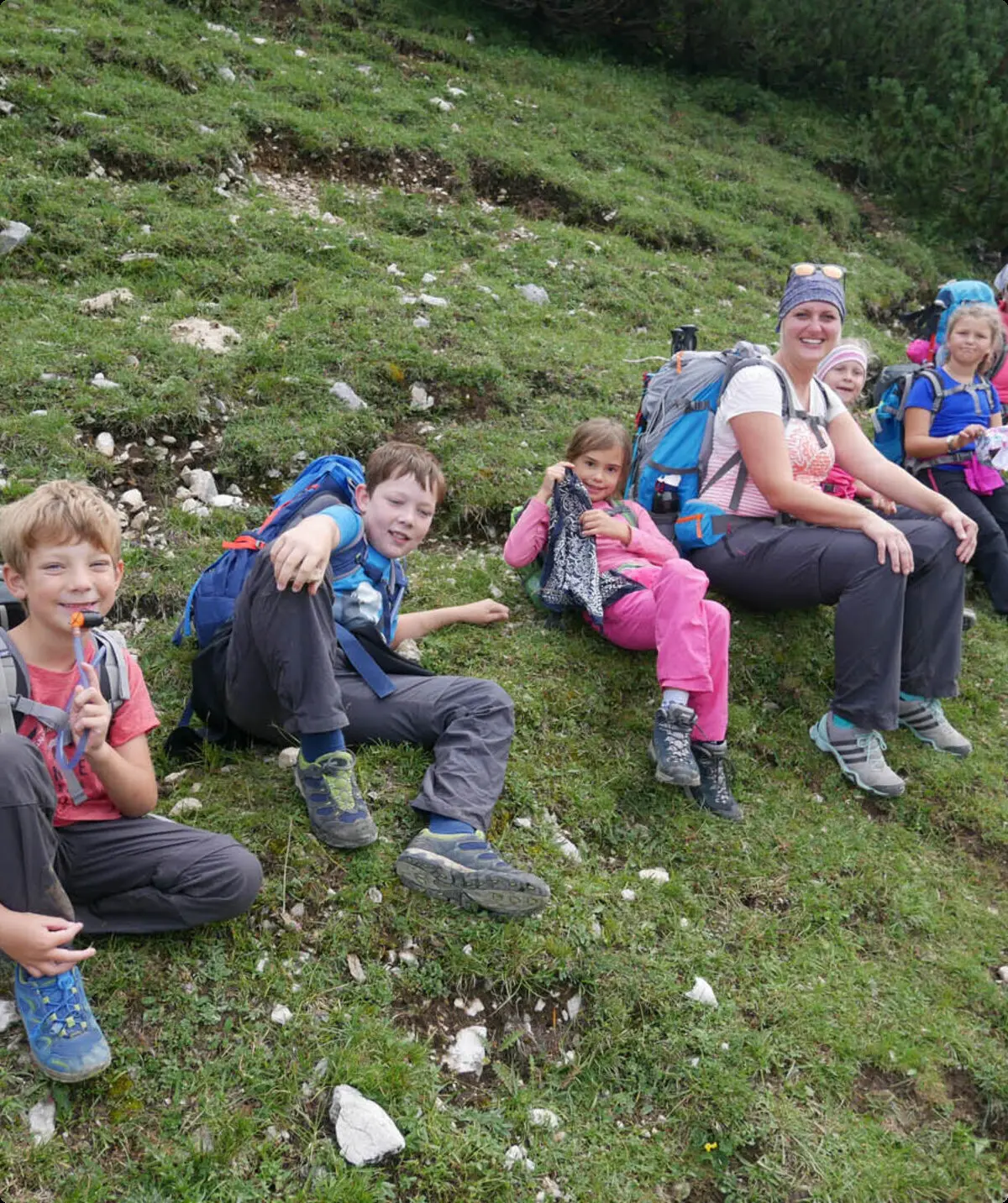 Familiengruppe: Von Hütte zu Hütte in den Tannheimer Bergen | © DAV Sektion Altdorf - Familiengruppe - Kristin Stamm