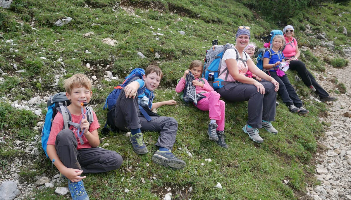 Familiengruppe: Von Hütte zu Hütte in den Tannheimer Bergen | © DAV Sektion Altdorf - Familiengruppe - Kristin Stamm