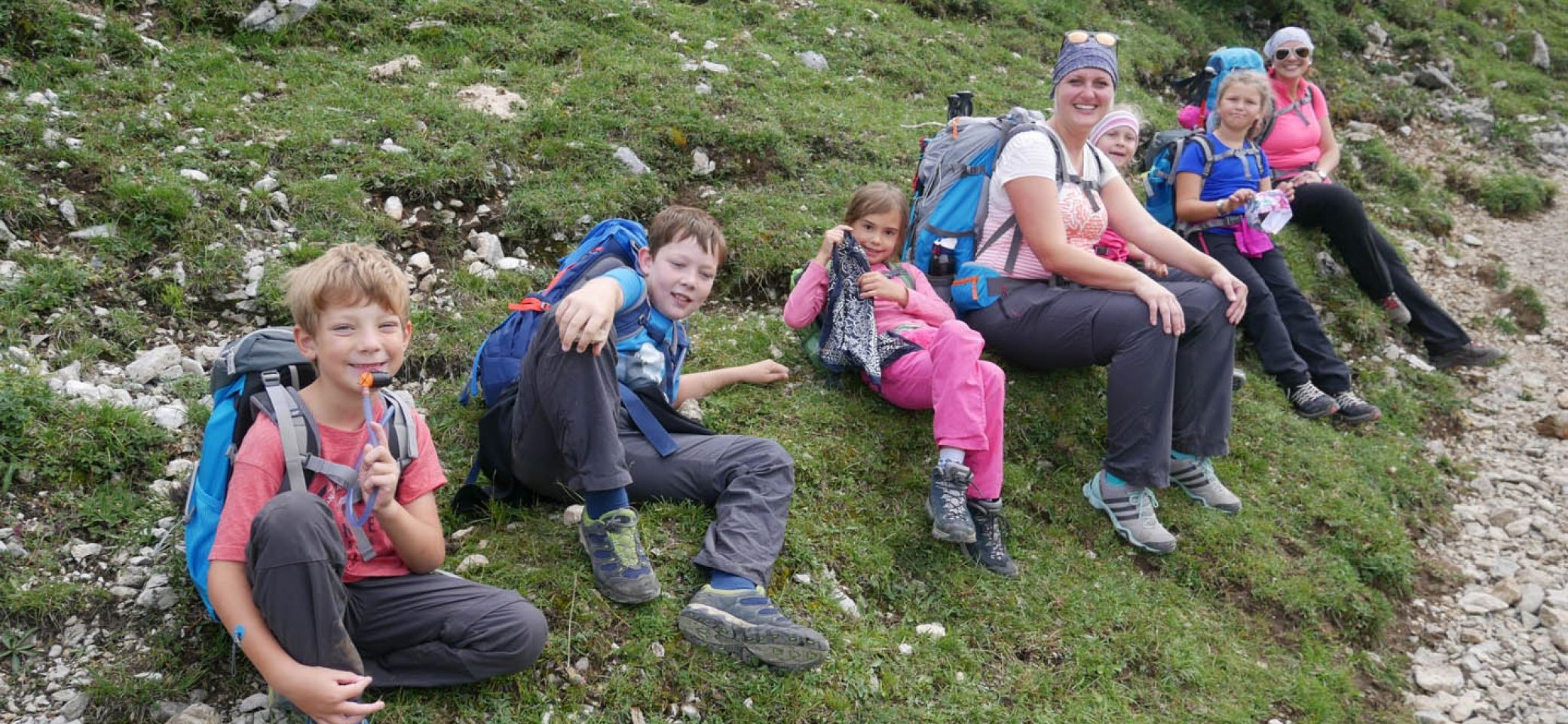 Familiengruppe: Von Hütte zu Hütte in den Tannheimer Bergen | © DAV Sektion Altdorf - Familiengruppe - Kristin Stamm