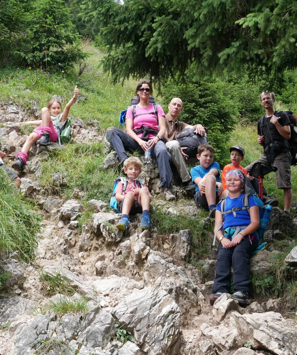 Familiengruppe: Von Hütte zu Hütte in den Tannheimer Bergen | © DAV Sektion Altdorf - Familiengruppe - Kristin Stamm