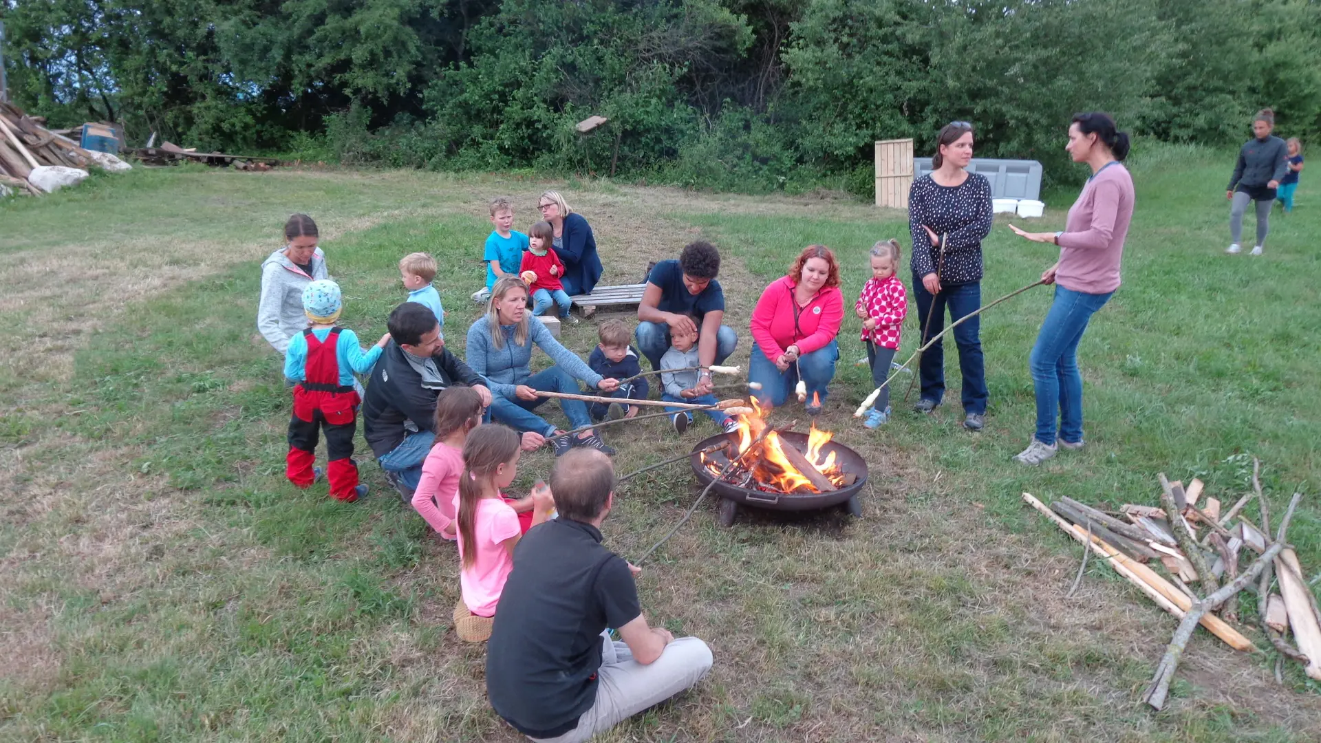 Stockbrot Familengruppe  | © DAV Sektion Altdorf - Matthias Frank