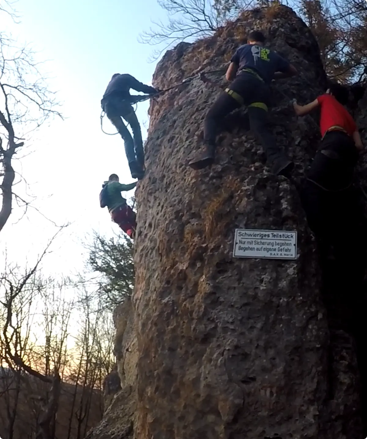 Höhenglückssteig - Schwerer Teil | © DAV Sektion Altdorf - Timo Geiger