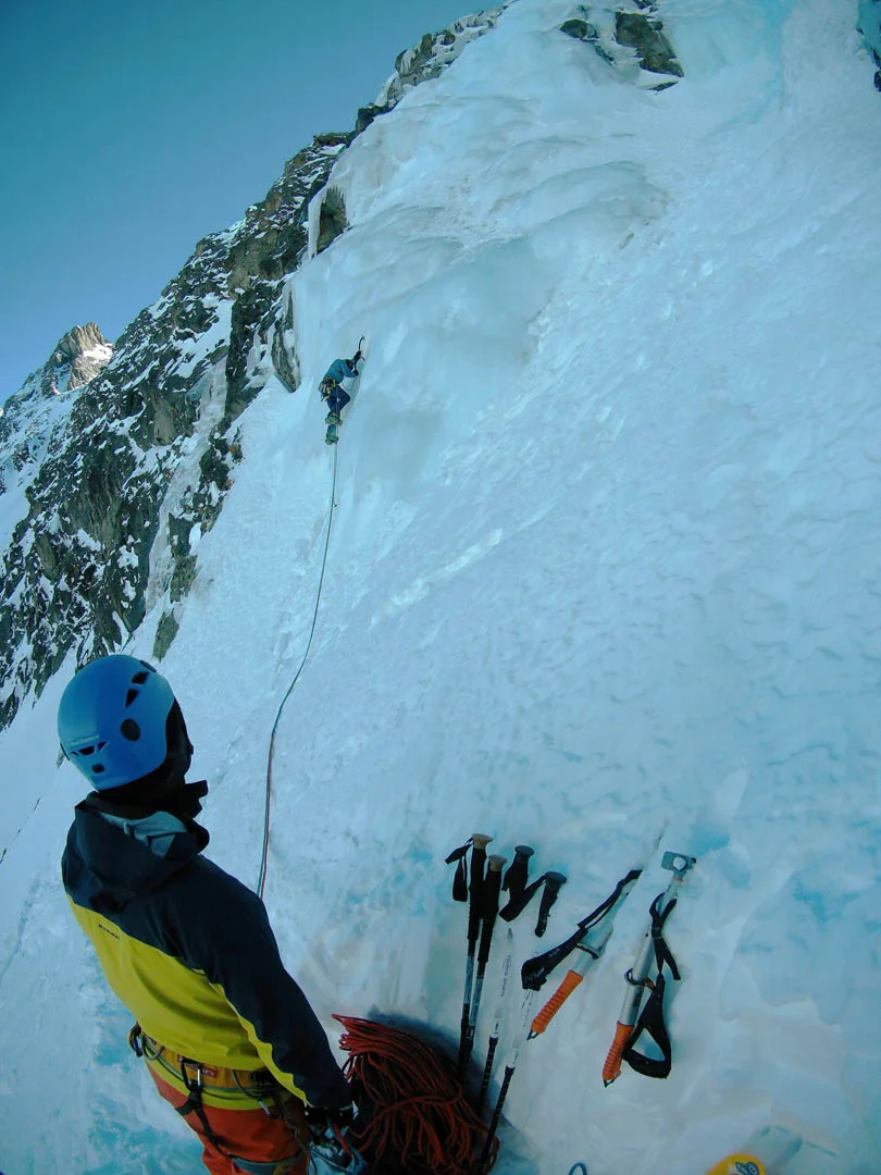 Eisklettern | © DAV Sektion Altdorf - Manuel Vogel