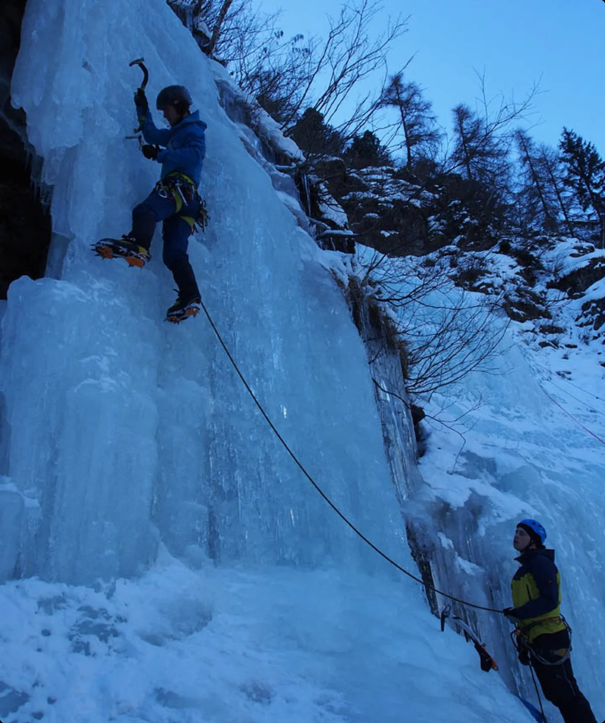 Eisklettern | © DAV Sektion Altdorf - Manuel Vogel