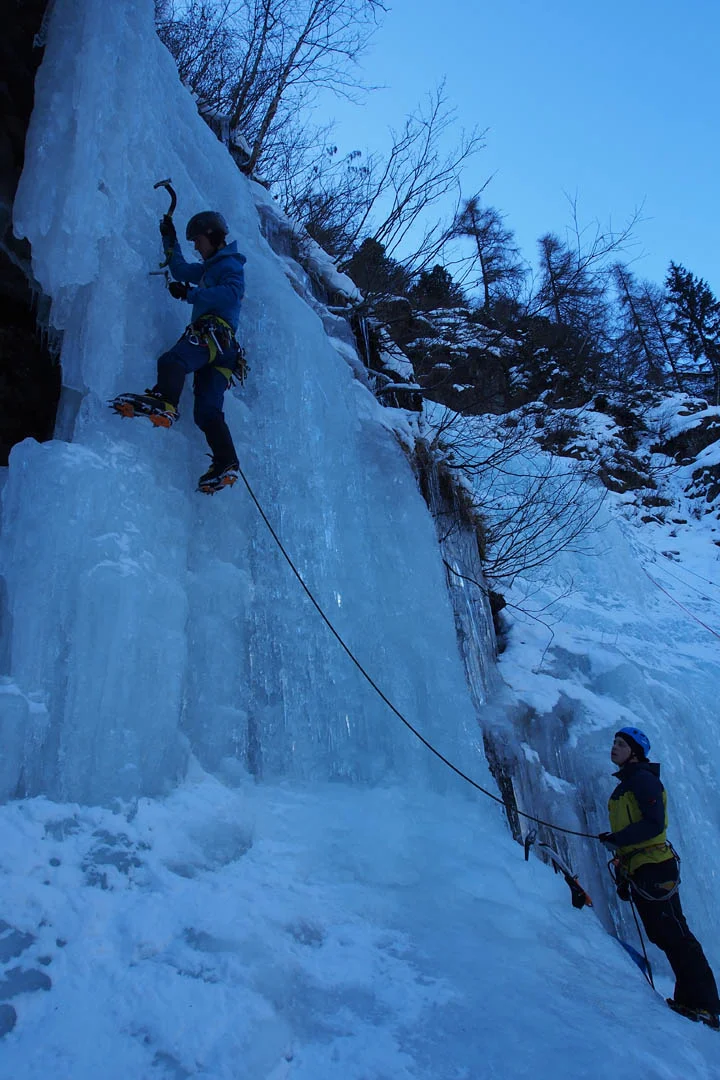 Eisklettern | © DAV Sektion Altdorf - Manuel Vogel