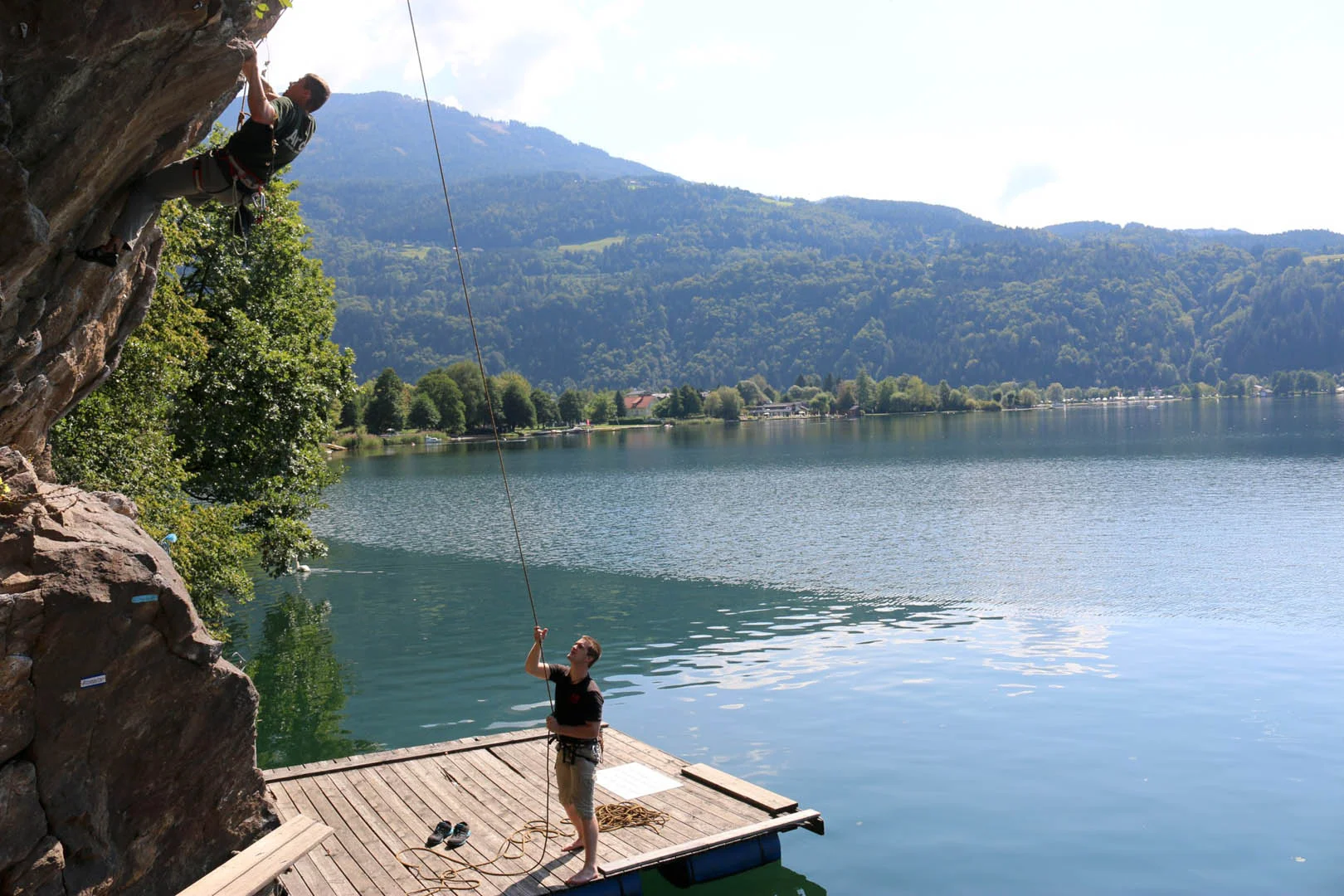 Millstätter See - Klettern | © DAV Sektion Altdorf - Christian Link