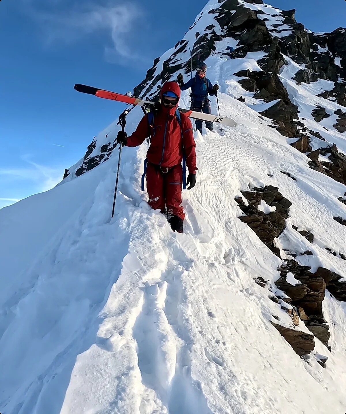 Gipfelgrat Skihochtour | © DAV Sektion Altdorf - Christian Link