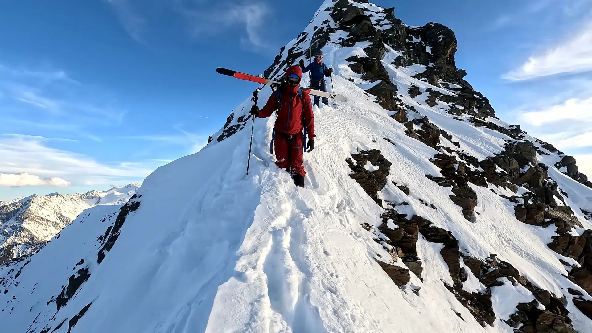 Gipfelgrat Skihochtour | © DAV Sektion Altdorf - Christian Link