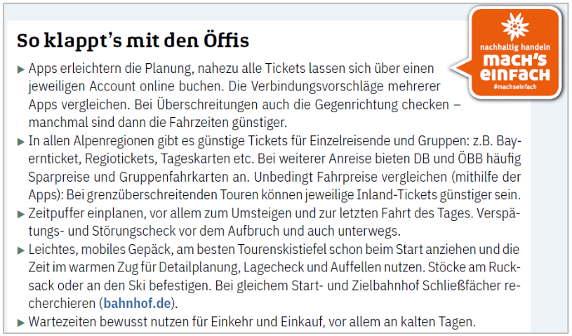 Machs einfach | © Aus: Panorama 1/2022, S. 41. Im Web: alpenverein.de/221-11 Machs einfach | © Aus: Panorama 1/2022, S. 41. Im Web: alpenverein.de/221-11