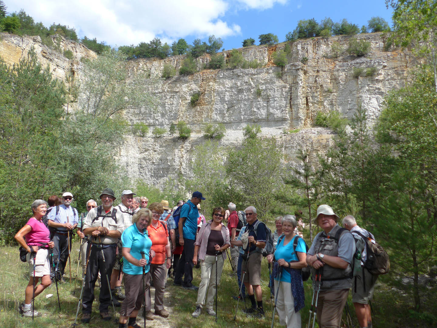 Wanderung Altmühltal Geotop Arzberg | © DAV Sektion Altdorf - Seniorengruppe Wanderung Altmühltal Geotop Arzberg | © DAV Sektion Altdorf - Seniorengruppe