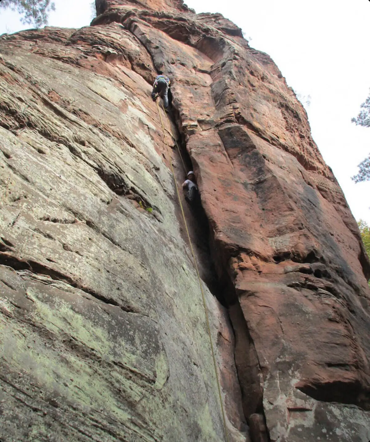 EGG-Weg an der Rampenwand | © DAV Sektion Altdorf - Sportklettern - Reinhard Born/Klaus Kiderlin