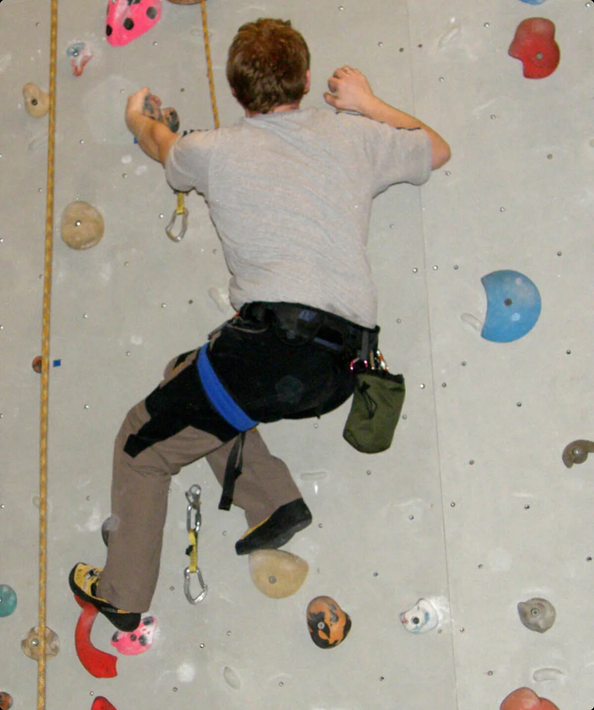 Klettertechnik Training Kunstgriff - Eindrehen | © DAV Sektion Altdorf - Sportklettern - Stefan Link