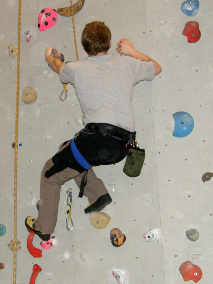 Klettertechnik Training Kunstgriff - Eindrehen | © DAV Sektion Altdorf - Sportklettern - Stefan Link