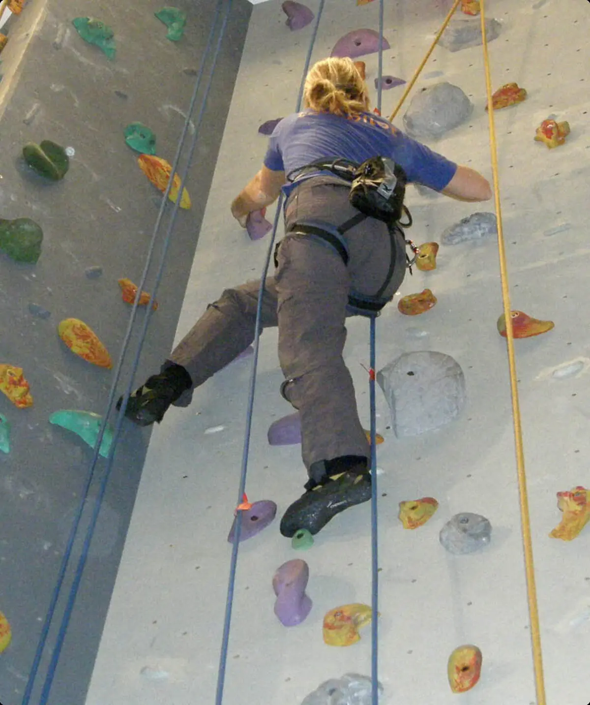 Klettertechnik Training Kunstgriff - offene Tür | © DAV Sektion Altdorf - Sportklettern - Stefan Link