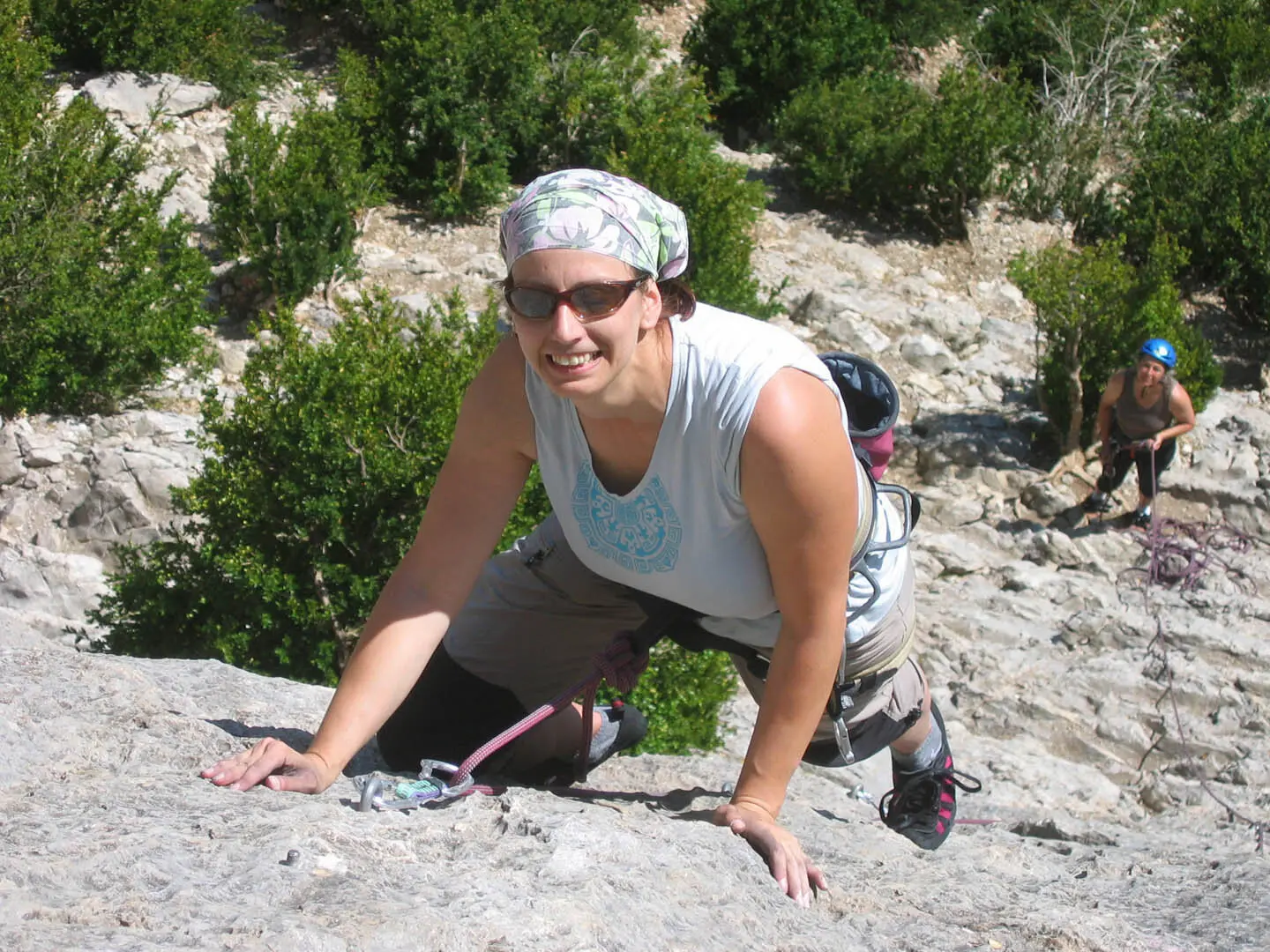 Klettern Oppierre | © DAV Sektion Altdorf - Sportklettern - Stefan Link