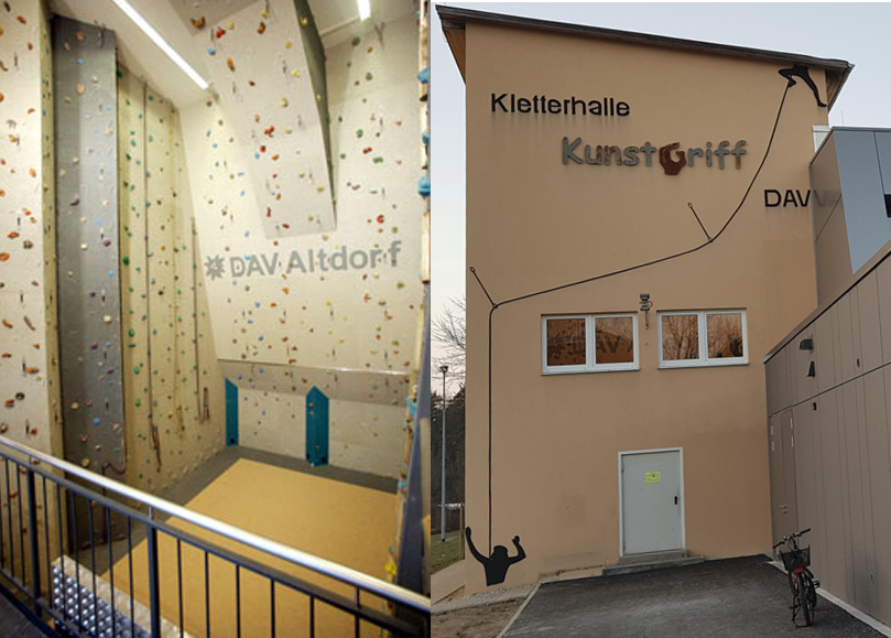 Kletterhalle KunstGriff | © DAV Sektion Altdorf Kletterhalle KunstGriff | © DAV Sektion Altdorf