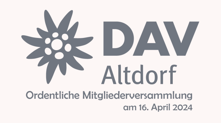 Ordentliche Mitgliederversammlung | © DAV Sektion Altdorf